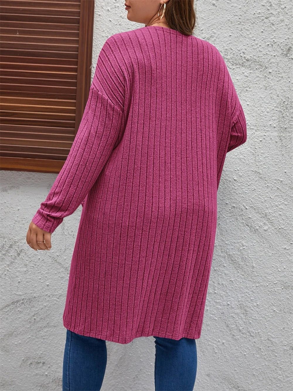 Cardigan Plus Size em Tricot Michelle