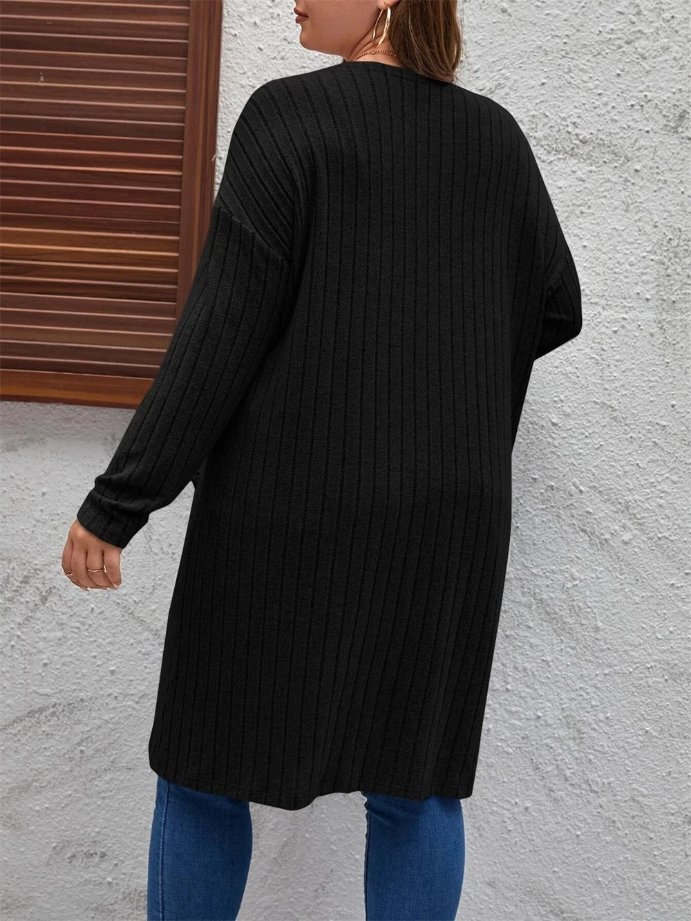 Cardigan Plus Size em Tricot Michelle