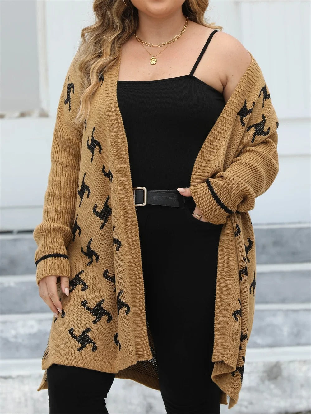 Cardigan Plus Size Tricot Tábata