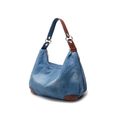 Bolsa Jeans Baguete Feminina