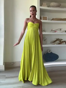 Vestido Plissado Milaz