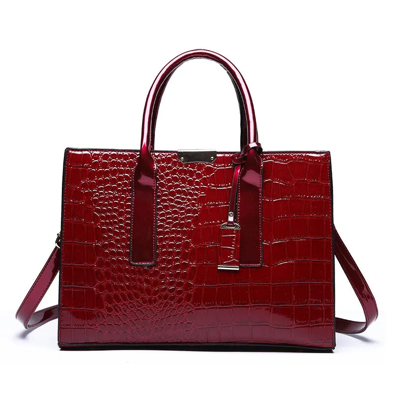 Bolsa Elegante Croco Chiaroscuro - Versatilidade e Estilo