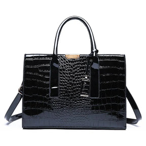 Bolsa Elegante Croco Chiaroscuro - Versatilidade e Estilo