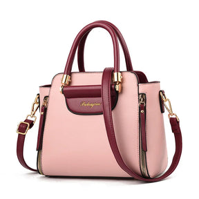 Bolsas crossbody casuais de couro PU para mulheres, sacola feminina, bolsa de ombro feminina de grande capacidade