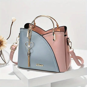 Bolsa Elegante Blanche Rose com Carteira Crossbody