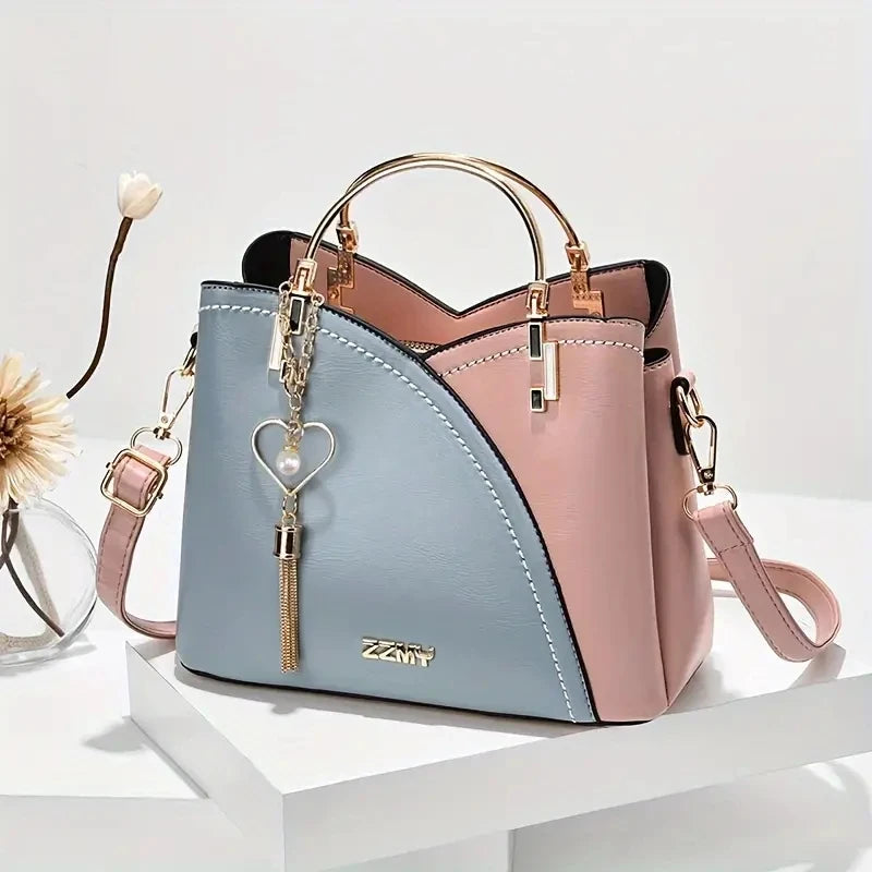 Bolsa Elegante Blanche Rose com Carteira Crossbody