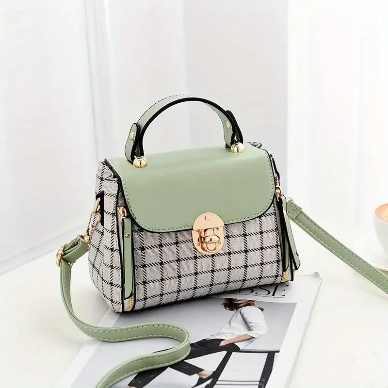 Bolsa Crossbody Xadrez Akesh