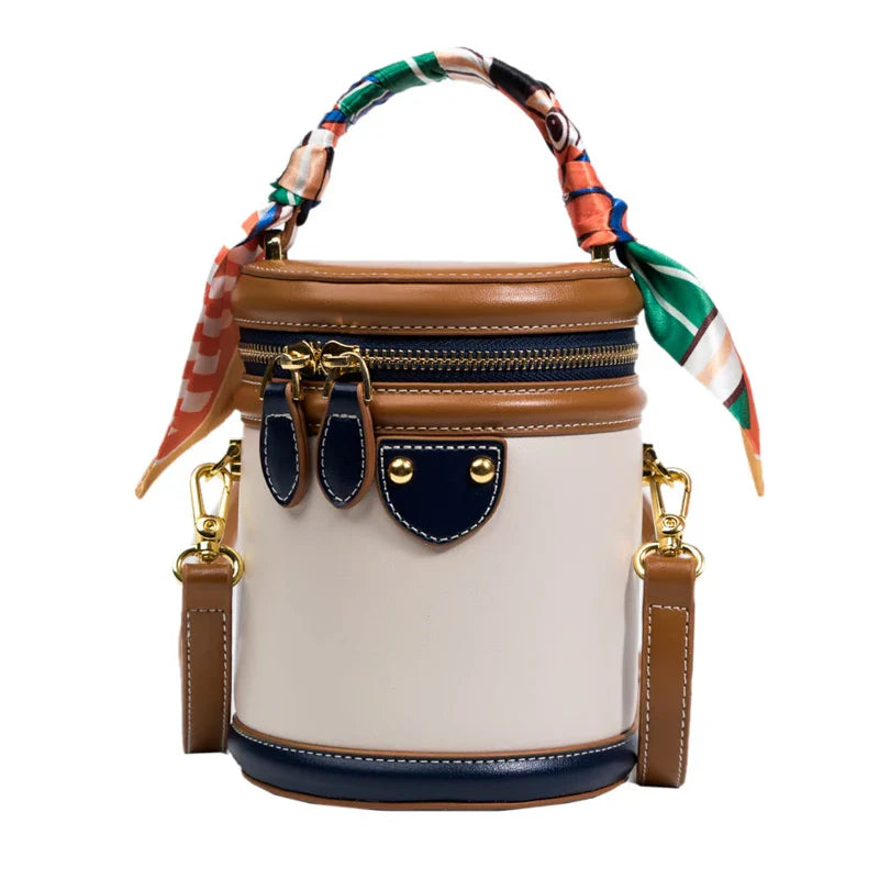 Bolsa em Couro Bucket Paris