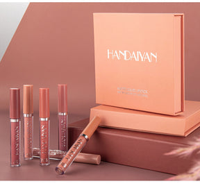 Batom Lip Handaiyan™ Kit c/06 Uni - 16 horas de duração