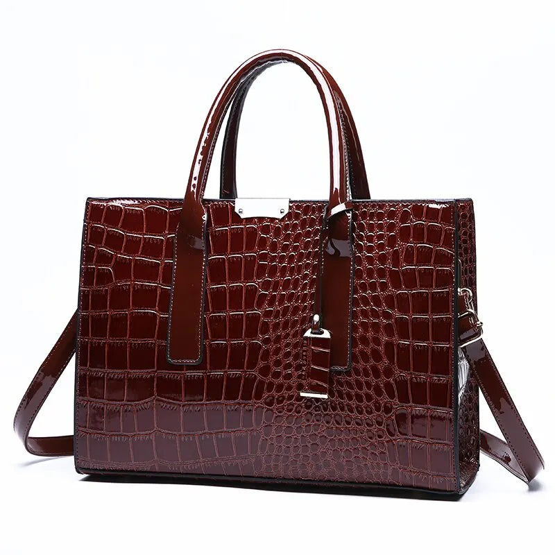 Bolsa Elegante Croco Chiaroscuro - Versatilidade e Estilo