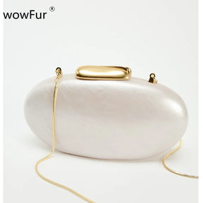 Bolsa Etheri Pearl Shell Luxo