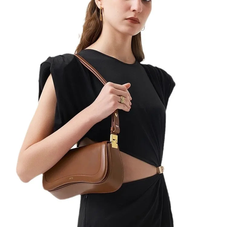 Bolsa de ombro crossbody ajustável para mulheres, bolsa de sela retrô, moda JW PEI