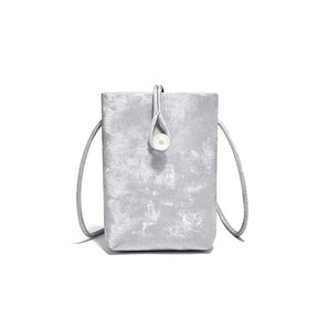 Foxer-PU couro mini bolsa de ombro para mulheres bolsa de telefone celular, bolsa tiracolo de alta qualidade, pequena bolsa mensageiro para senhora, moda verão