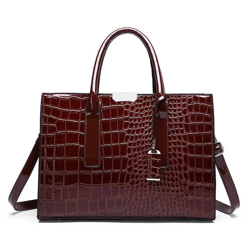 Bolsa Elegante Croco Chiaroscuro - Versatilidade e Estilo