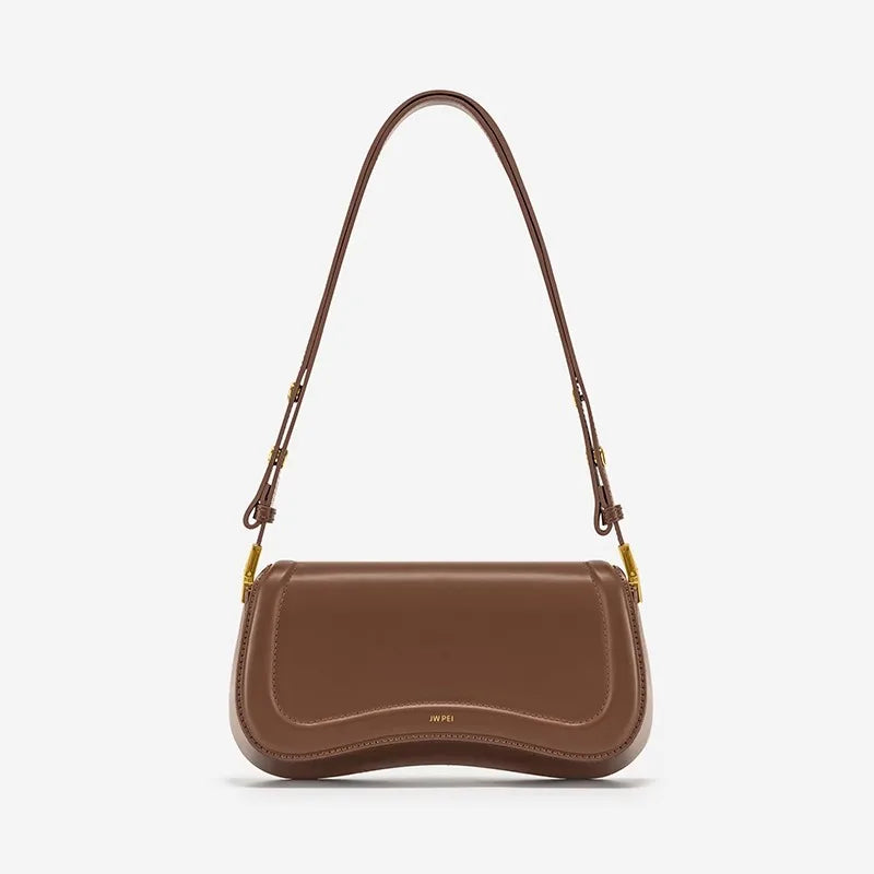 Bolsa de ombro crossbody ajustável para mulheres, bolsa de sela retrô, moda JW PEI