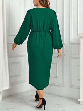 Vestido Plus Size Verde - Ana