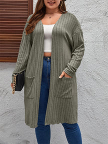 Cardigan Plus Size em Tricot Michelle