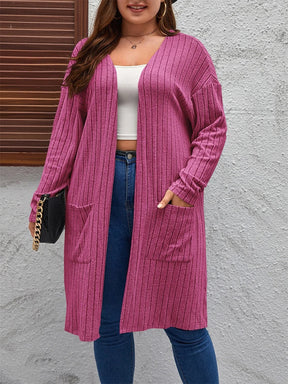 Cardigan Plus Size em Tricot Michelle